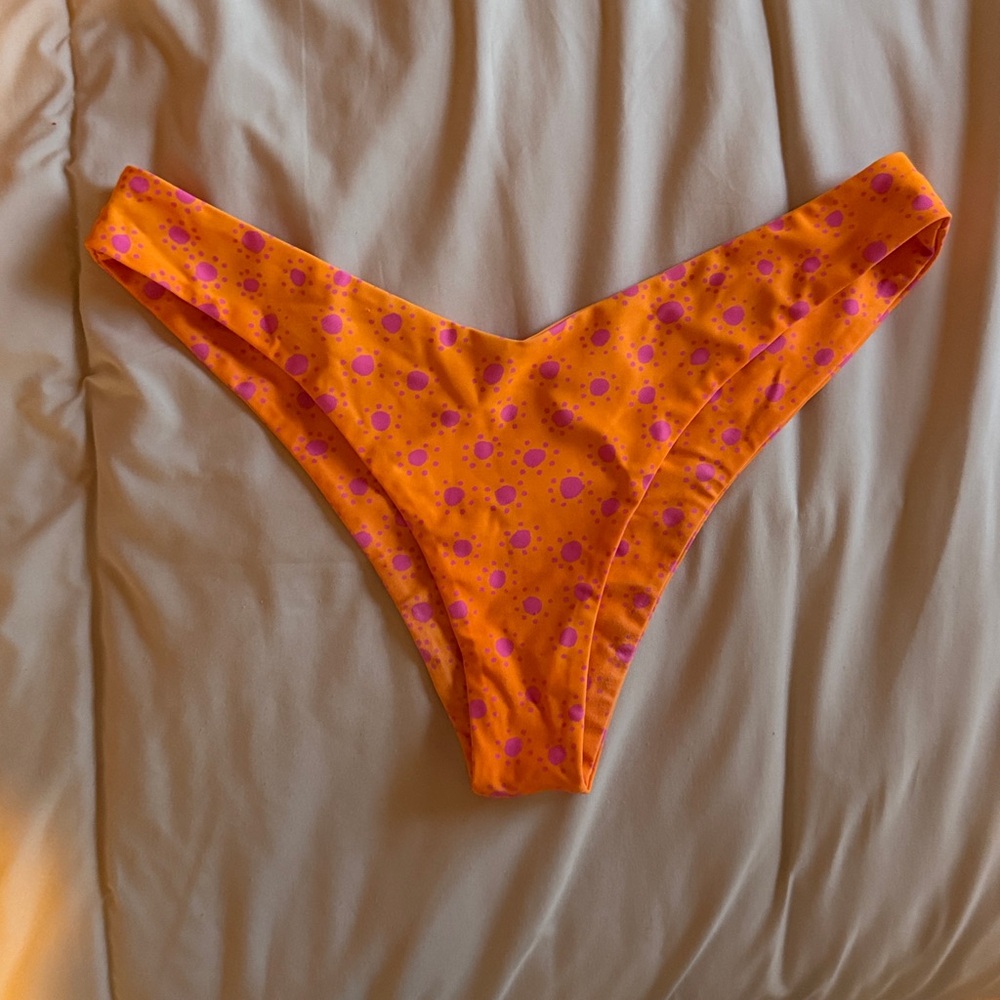 Kulani Kinis Orange and Purple Bikini Bottoms